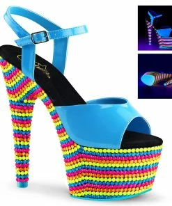 Pleaser Shoes By Pleaser USA ADORE-709RBS Pleaser Shoes Clearance Exotic Dancer Shoes