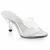 Fabulicious Shoes By Pleaser USA BELLE-301 Clear Cinderella High Heel Costume Shoe