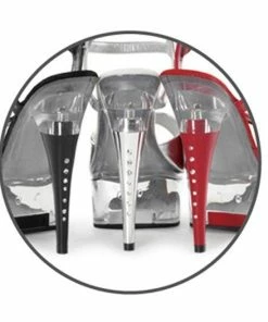 Pleaser Shoes By Pleaser USA CAPTIVA-609 Pleaser Shoes Rhinestone Heel Stripper Shoes 6 Inch Heels