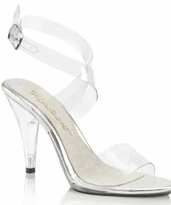 Fabulicious Shoes By Pleaser USA CARESS-412 Clear High Heel Sexy Sandal