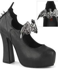 DEMON-18 Demonia Shoes Gothic Bat Platform Shoe