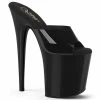 Pleaser Shoes By Pleaser USA 8 Inch Heels FLAMINGO-801N Pleaser Shoes Black 8 Inch High Heel Pole Dancing Shoe