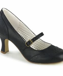 Pin Up Couture FLAPPER-32 Pin Up MaryJane Cute Costume Halloween Shoe