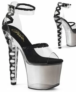 Pleaser Shoes By Pleaser USA 7 Inch Heels LOVESICK-712T Pleaser Shoes Corset Platform Exotic Dancer Shoe