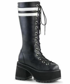 Demonia Shoes RANGER-320 Demonia Boots Knee High Platform Boots