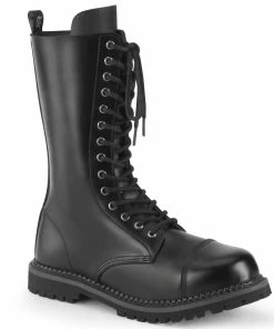 RIOT-14 Demonia Shoes Steel Toe Punk Boot