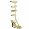 Funtasma Costume Footwear ROMAN-10 Funtasma Shoes Gold Toga Goddess Costume Shoe Halloween Costume Footwear