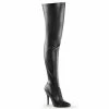 Pleaser Shoes By Pleaser USA SEDUCE-3010 Pleaser Shoes Faux Leather Thigh Booot Halloween Costume Footwear