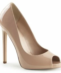 Pleaser Shoes By Pleaser USA Sexy Pumps SEXY-42 Nude Colored Stiletto Heel Pump