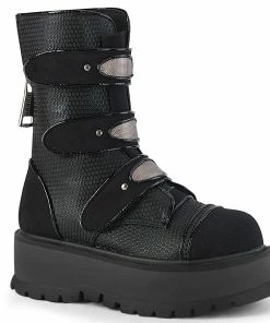 Demonia Shoes SLACKER-101 Studded Gothic Demonia Boots Women's Demonia Footwear